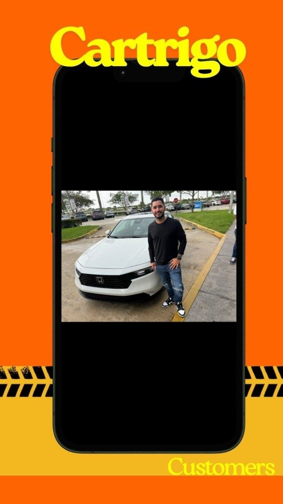 Cliente con su Honda Accord blanco